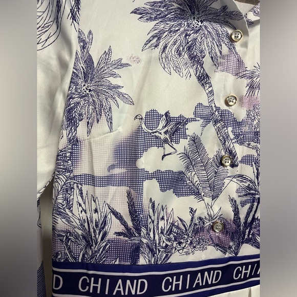 Summer Runway Designer Dress Women Elegant Floral Print Midi Dress - Picture 6 of 15